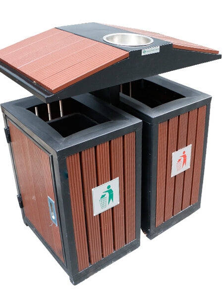 Thùng rác ngoài trời TRD01-DG