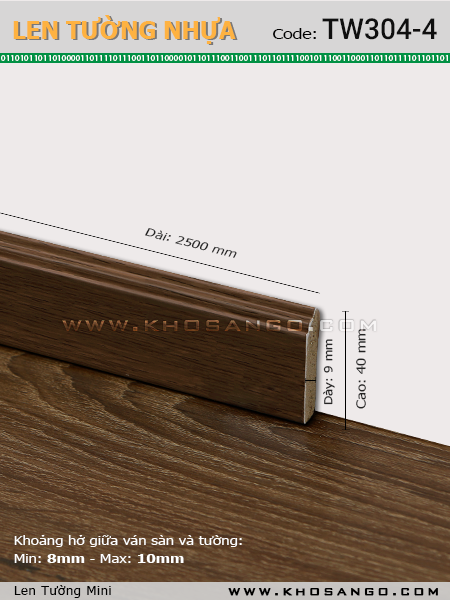 Len Tường nhựa TW304-4