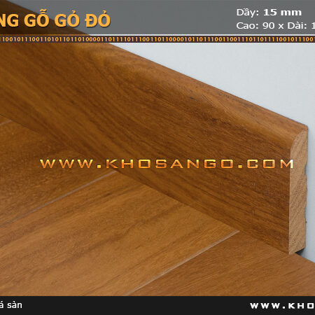 Len Tường gỗ gỏ đỏ